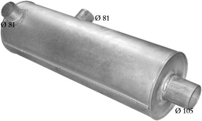Rear Muffler POLMO 64.15