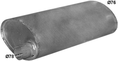 Rear Muffler POLMO 64.16