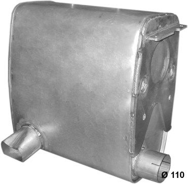 Rear Muffler POLMO 68.38