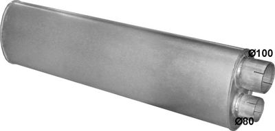 Rear Muffler POLMO 68.42