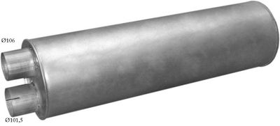 Rear Muffler POLMO 69.03