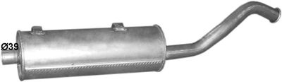 Rear Muffler POLMO 69.100