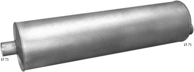 Rear Muffler POLMO 69.49