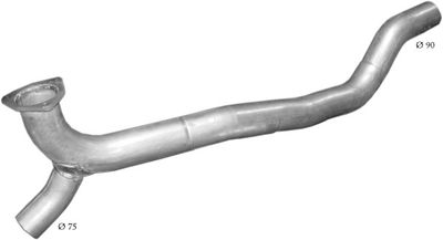Exhaust Pipe POLMO 69.52