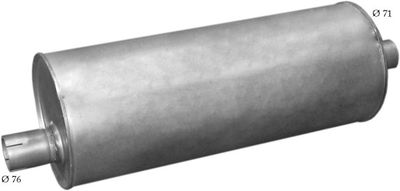 Rear Muffler POLMO 69.56