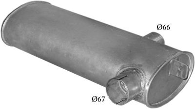Rear Muffler POLMO 69.70