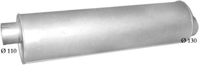 Rear Muffler POLMO 69.74
