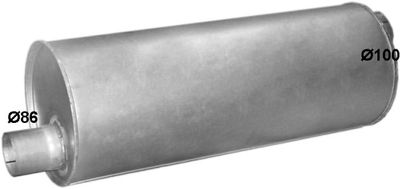 Rear Muffler POLMO 69.78
