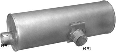 Rear Muffler POLMO 75.07