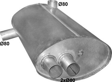 Rear Muffler POLMO 79.03