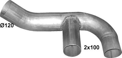 Exhaust Pipe POLMO 79.08