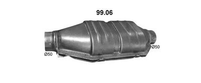 Catalytic Converter, universal POLMO 99.06