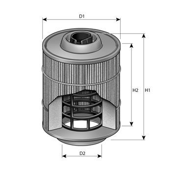 PURFLUX A3088 Air Filter