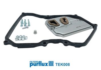 Hydraulic Filter Kit, automatic transmission PURFLUX TEK008
