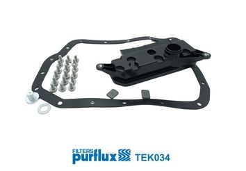 Hydraulic Filter Kit, automatic transmission PURFLUX TEK034