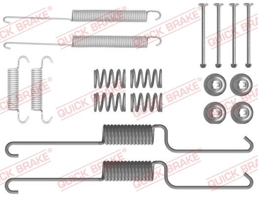 QUICK BRAKE 105-0026X-02 Accessory Kit, brake shoes