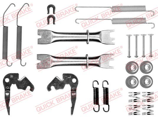 QUICK BRAKE 105-0033S-02 Accessory Kit, brake shoes