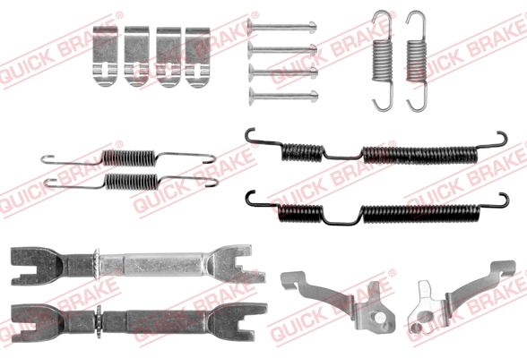 QUICK BRAKE 105-0045S-02 Accessory Kit, brake shoes