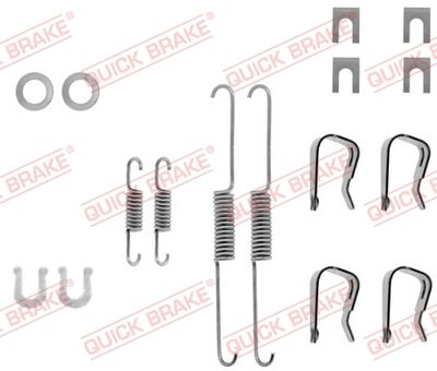 Accessory Kit, brake shoes QUICK BRAKE 105-0549