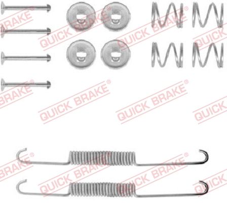 QUICK BRAKE 105-0586 Accessory Kit, brake shoes