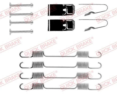 QUICK BRAKE 105-0602 Accessory Kit, brake shoes