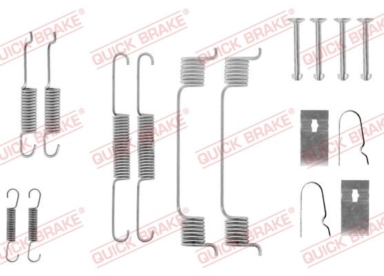 QUICK BRAKE 105-0605 Accessory Kit, brake shoes
