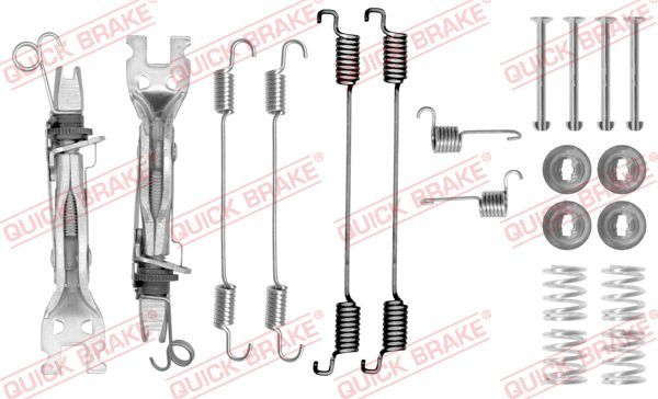QUICK BRAKE 105-0750S Accessory Kit, brake shoes