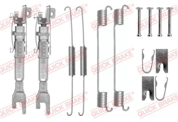 QUICK BRAKE 105-0781S Accessory Kit, brake shoes