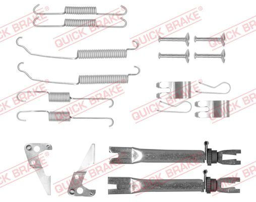 QUICK BRAKE 105-0882S Accessory Kit, brake shoes