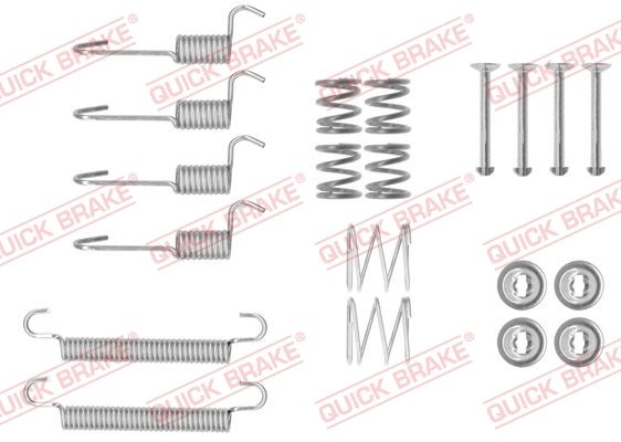 QUICK BRAKE 105-0008 Accessory Kit, parking brake shoes