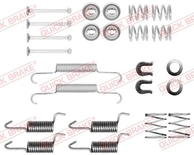 Accessory Kit, parking brake shoes QUICK BRAKE 105-0010