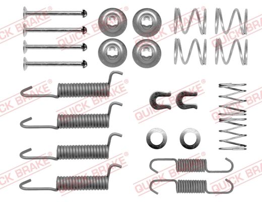 QUICK BRAKE 105-0016 Accessory Kit, parking brake shoes