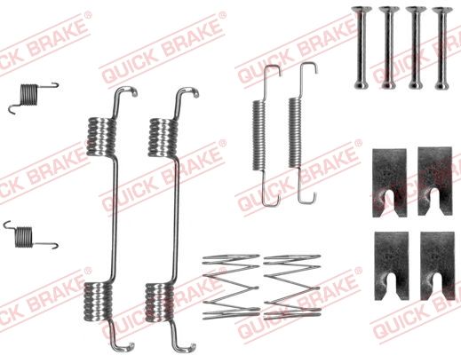 QUICK BRAKE 105-0023 Accessory Kit, parking brake shoes