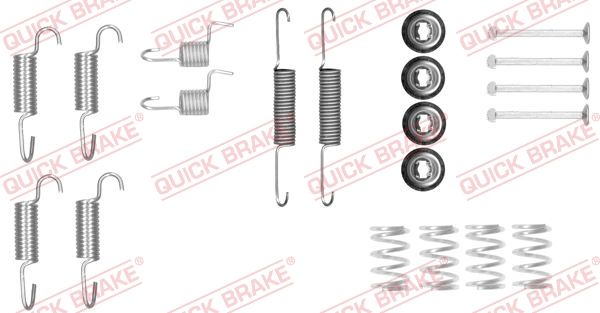 QUICK BRAKE 105-0025 Accessory Kit, parking brake shoes