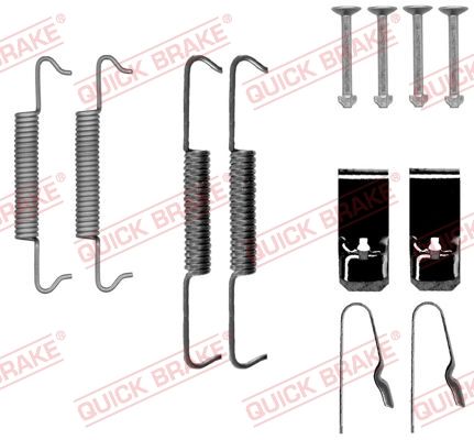 QUICK BRAKE 105-0027 Accessory Kit, parking brake shoes