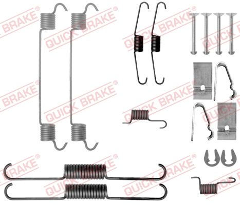 QUICK BRAKE 105-0038 Accessory Kit, brake shoes