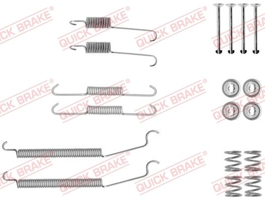 QUICK BRAKE 105-0039 Accessory Kit, brake shoes