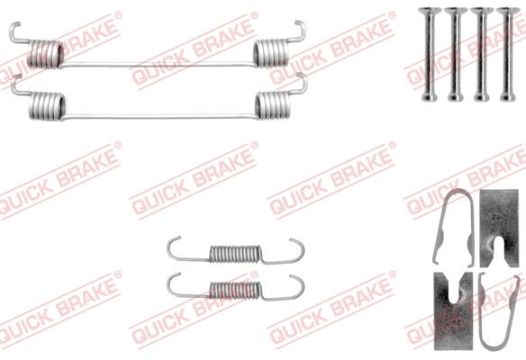 QUICK BRAKE 105-0040 Accessory Kit, brake shoes