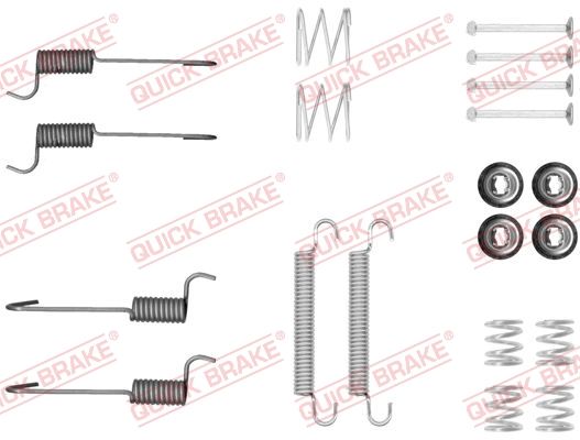 QUICK BRAKE 105-0046 Accessory Kit, parking brake shoes