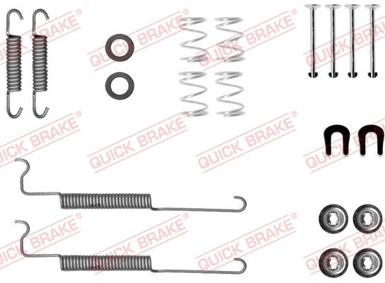 QUICK BRAKE 105-0049 Accessory Kit, brake shoes