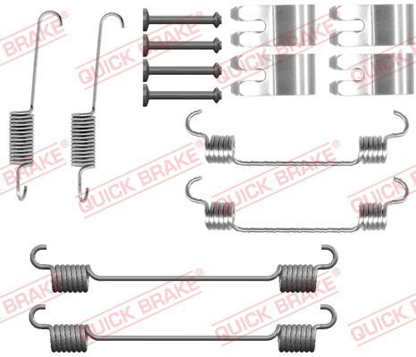 QUICK BRAKE 105-0076 Accessory Kit, brake shoes