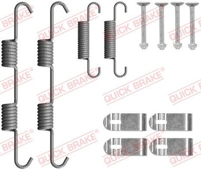 Accessory Kit, parking brake shoes QUICK BRAKE 105-0077