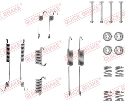 QUICK BRAKE 105-0599 Accessory Kit, brake shoes
