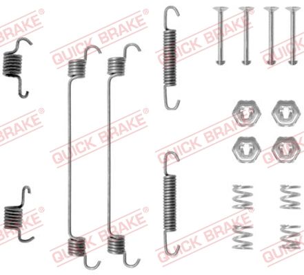 QUICK BRAKE 105-0657 Accessory Kit, brake shoes
