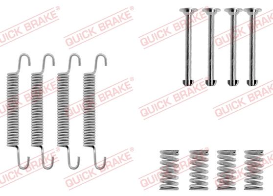 QUICK BRAKE 105-0667 Accessory Kit, parking brake shoes