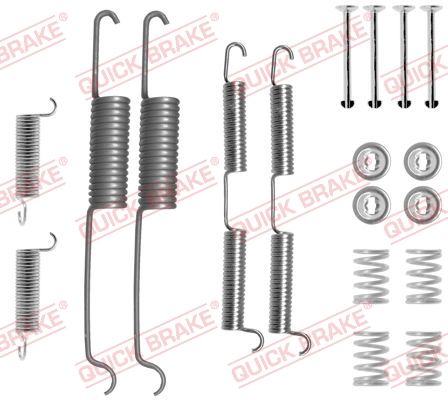 QUICK BRAKE 105-0687 Accessory Kit, brake shoes