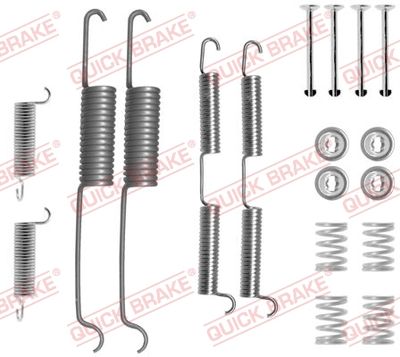 Accessory Kit, brake shoes QUICK BRAKE 105-0687