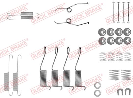 QUICK BRAKE 105-0697 Accessory Kit, brake shoes