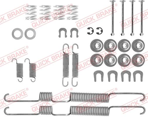 QUICK BRAKE 105-0698 Accessory Kit, brake shoes
