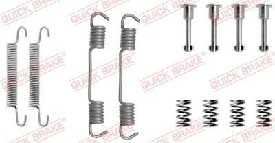 Accessory Kit, parking brake shoes QUICK BRAKE 105-0708